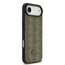 Apple iPhone 17 Air Uyumlu Kılıf Lacoste Orjinal Lisanslı M-safe Şarj Özellikli PU Deri Tasarımlı Kartlıklı Karışık Monogram Desenli Kapak - 2