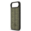 Apple iPhone 17 Air Uyumlu Kılıf Lacoste Orjinal Lisanslı M-safe Şarj Özellikli PU Deri Tasarımlı Kartlıklı Karışık Monogram Desenli Kapak - 4