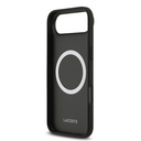 Apple iPhone 17 Air Uyumlu Kılıf Lacoste Orjinal Lisanslı M-safe Şarj Özellikli PU Deri Tasarımlı Kartlıklı Karışık Monogram Desenli Kapak - 5