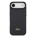 Apple iPhone 17 Air Uyumlu Kılıf Lacoste Orjinal Lisanslı M-safe Şarj Özellikli PU Pike Desenli Metal Logolu Kartlıklı Kapak - 1