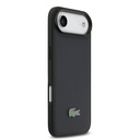 Apple iPhone 17 Air Uyumlu Kılıf Lacoste Orjinal Lisanslı M-safe Şarj Özellikli PU Pike Desenli Metal Logolu Kartlıklı Kapak - 2