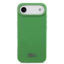 Apple iPhone 17 Air Uyumlu Kılıf Lacoste Orjinal Lisanslı M-safe Şarj Özellikli PU Pike Desenli Metal Logolu Kartlıklı Kapak - 20