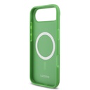 Apple iPhone 17 Air Uyumlu Kılıf Lacoste Orjinal Lisanslı M-safe Şarj Özellikli PU Pike Desenli Metal Logolu Kartlıklı Kapak - 24