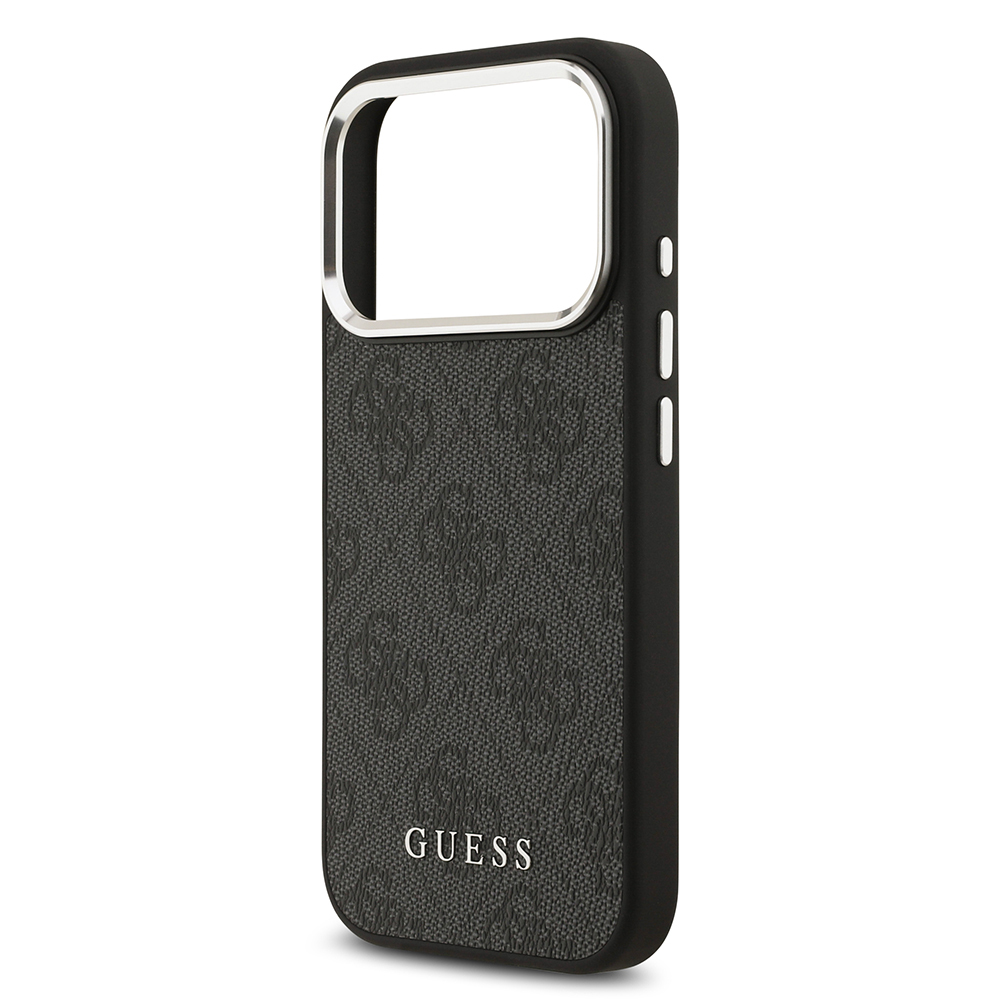 Apple iPhone 17 Pro Uyumlu Kılıf Guess Orjinal Lisanslı M-safe Şarj Özellikli 4G Klasik Yazı Logolu Kapak - 5