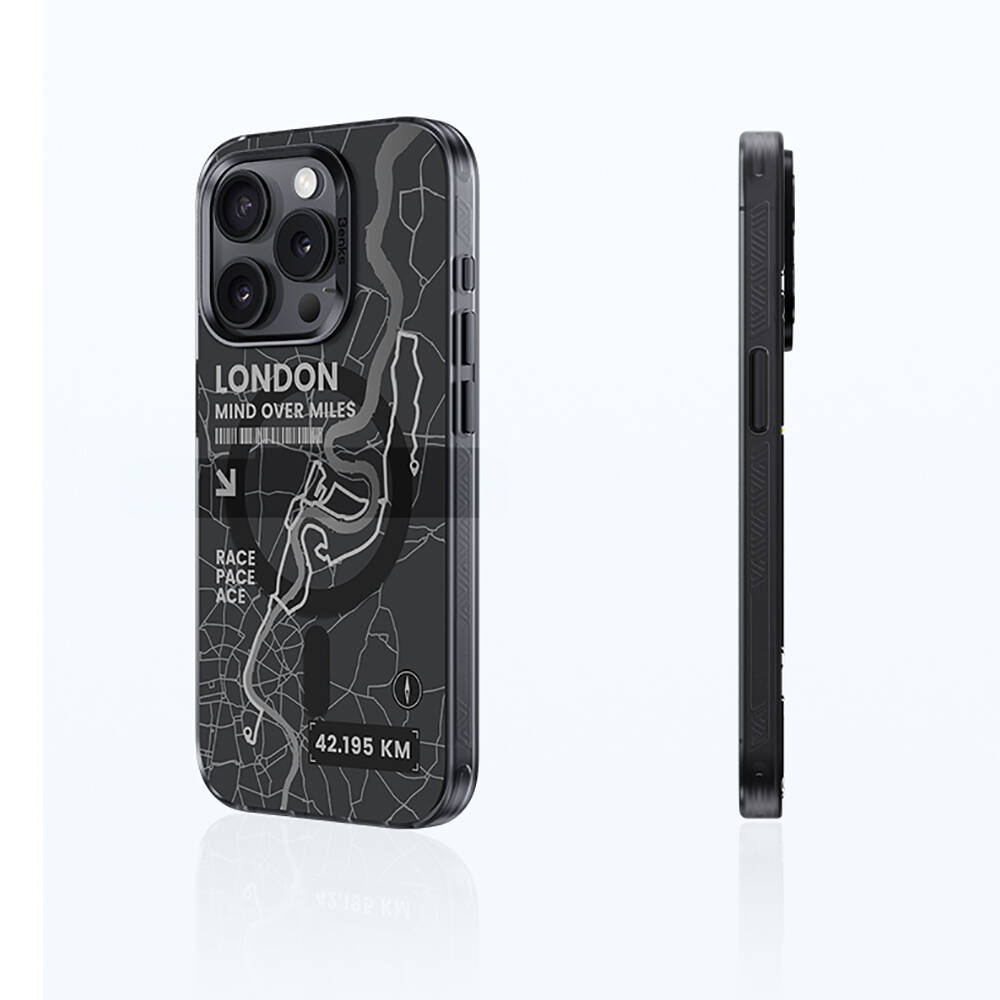 Apple iPhone 15 Pro Uyumlu Kılıf Magsafe Şarj Özellikli Benks City Serisi Kapak - 6