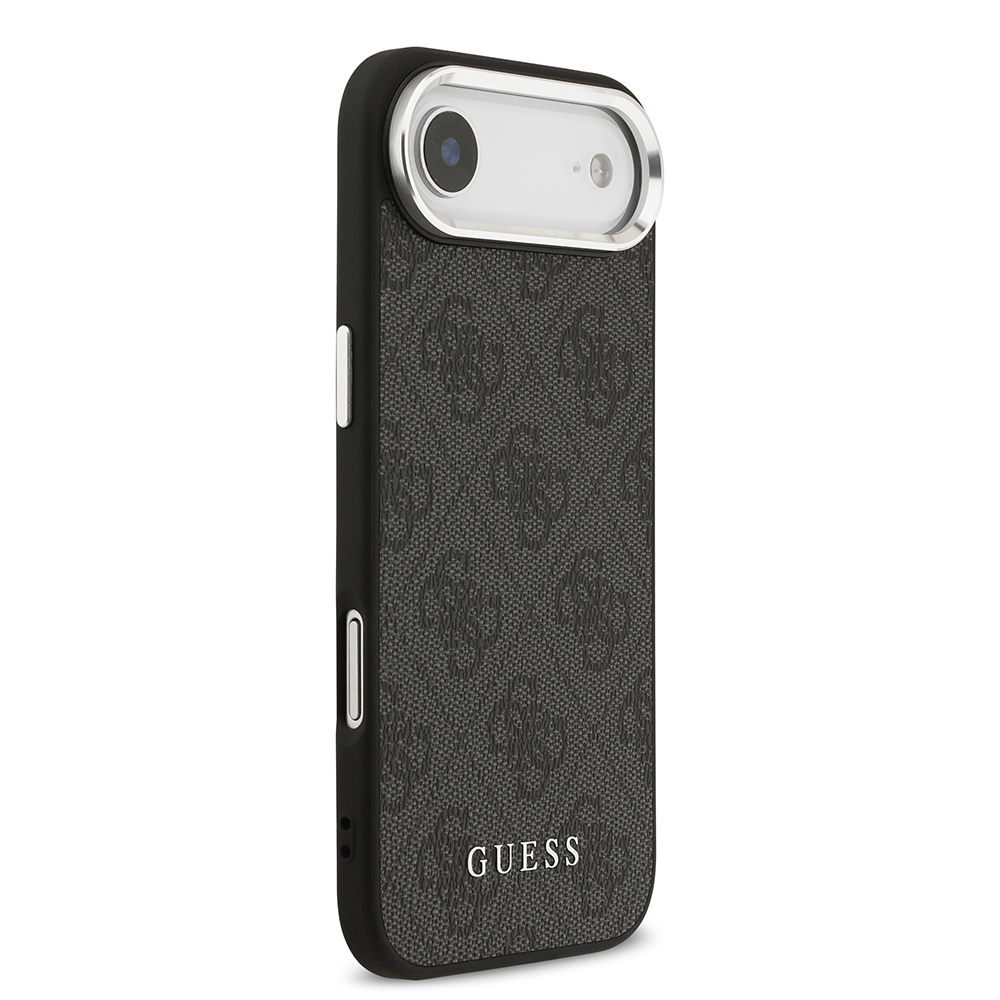 Apple iPhone 17 Air Uyumlu Kılıf Guess Orjinal Lisanslı M-safe Şarj Özellikli 4G Klasik Yazı Logolu Kapak - 9