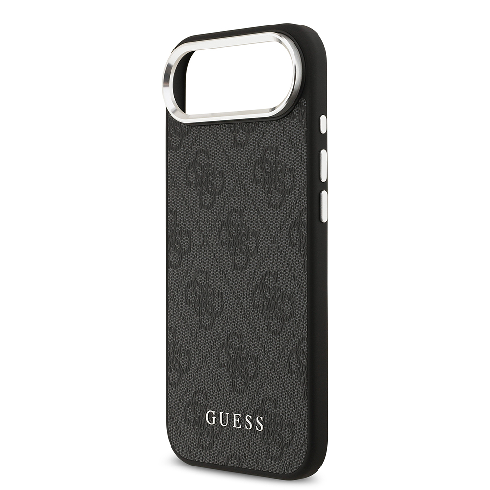 Apple iPhone 17 Air Uyumlu Kılıf Guess Orjinal Lisanslı M-safe Şarj Özellikli 4G Klasik Yazı Logolu Kapak - 11