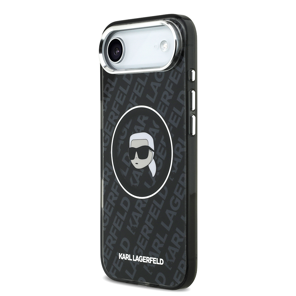 Apple iPhone 17 Air Uyumlu Kılıf Karl Lagerfeld Orjinal Lisanslı IML Baskılı KL Heads Kapak - 1