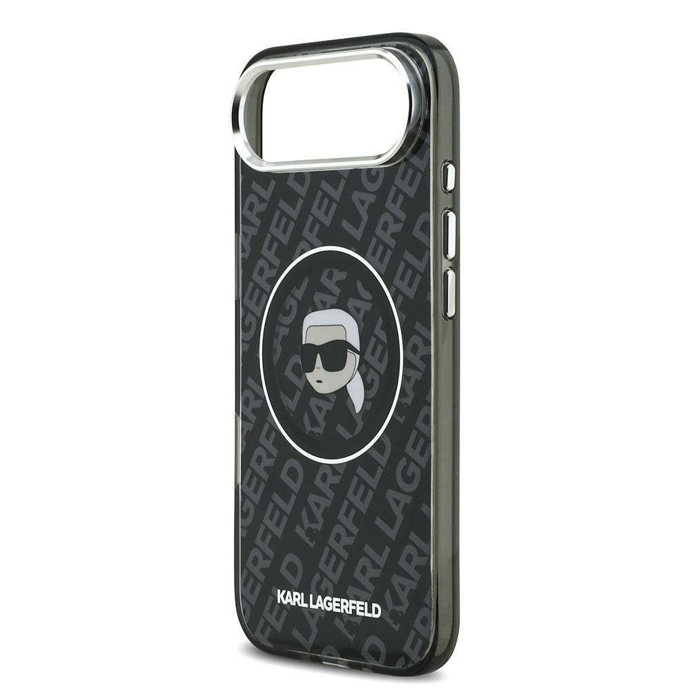 Apple iPhone 17 Air Uyumlu Kılıf Karl Lagerfeld Orjinal Lisanslı IML Baskılı KL Heads Kapak - 5