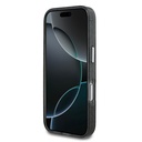 Apple iPhone 17 Pro Uyumlu Kılıf Karl Lagerfeld Orjinal Lisanslı Parlayan Simli Karl & Choupette Sketch Logo Kapak - 4