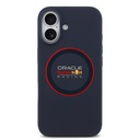 Apple iPhone 17 Uyumlu Kılıf Redbull Orjinal Lisanslı M-safe Şarj Özellikli Kırmızı Halka ve Logo Silikon Kapak - 2