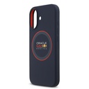 Apple iPhone 17 Uyumlu Kılıf Redbull Orjinal Lisanslı M-safe Şarj Özellikli Kırmızı Halka ve Logo Silikon Kapak - 5