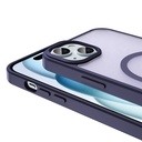 Apple iPhone 15 Uyumlu Kılıf Magsafe Şarj Özellikli Mat Arka Yüzey Zore Sio Kapak - 3