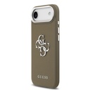 Apple iPhone 17 Air Uyumlu Kılıf Guess Orjinal Lisanslı Grained 4G Metal Büyük Logolu Kapak - 1