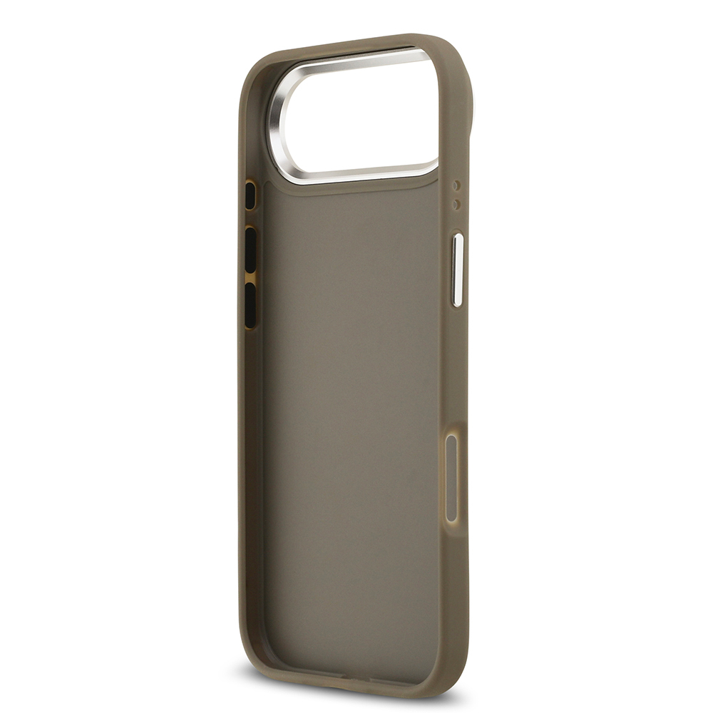 Apple iPhone 17 Air Uyumlu Kılıf Guess Orjinal Lisanslı Grained 4G Metal Büyük Logolu Kapak - 6