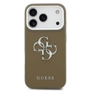 Apple iPhone 17 Pro Uyumlu Kılıf Guess Orjinal Lisanslı Grained 4G Metal Büyük Logolu Kapak - 2