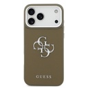 Apple iPhone 17 Pro Max Uyumlu Kılıf Guess Orjinal Lisanslı Grained 4G Metal Büyük Logolu Kapak - 2
