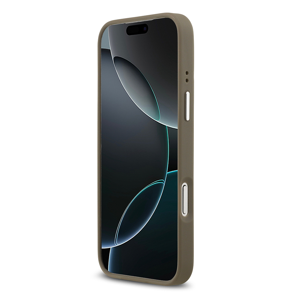Apple iPhone 17 Pro Max Uyumlu Kılıf Guess Orjinal Lisanslı Grained 4G Metal Büyük Logolu Kapak - 4