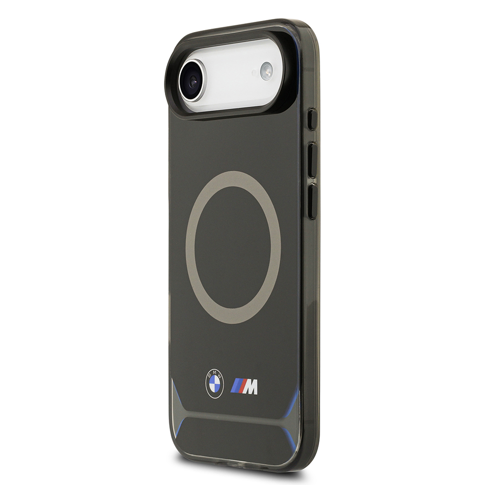 Apple iPhone 17 Air Uyumlu Kılıf BMW Orjinal Lisanslı M-safe Şarj Özellikli Metal Buton Tasarımlı IML Baskılı M Dizayn Kapak - 1
