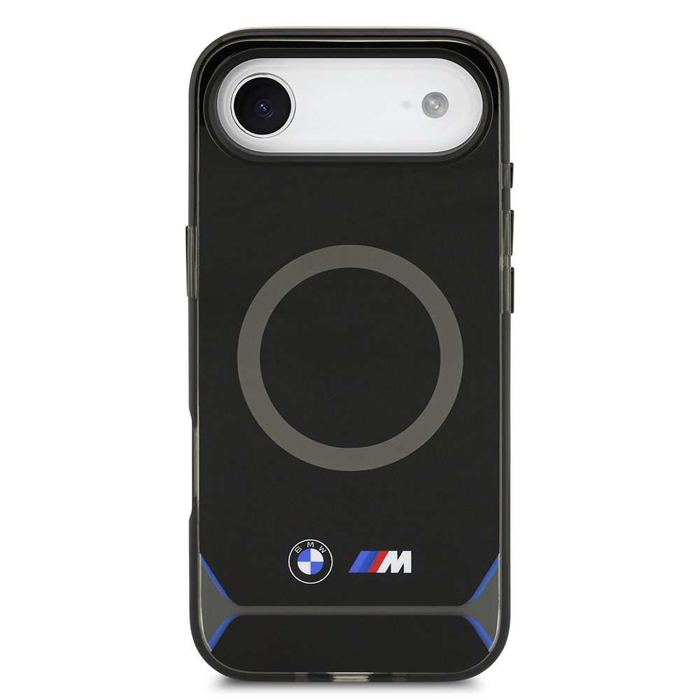 Apple iPhone 17 Air Uyumlu Kılıf BMW Orjinal Lisanslı M-safe Şarj Özellikli Metal Buton Tasarımlı IML Baskılı M Dizayn Kapak - 2