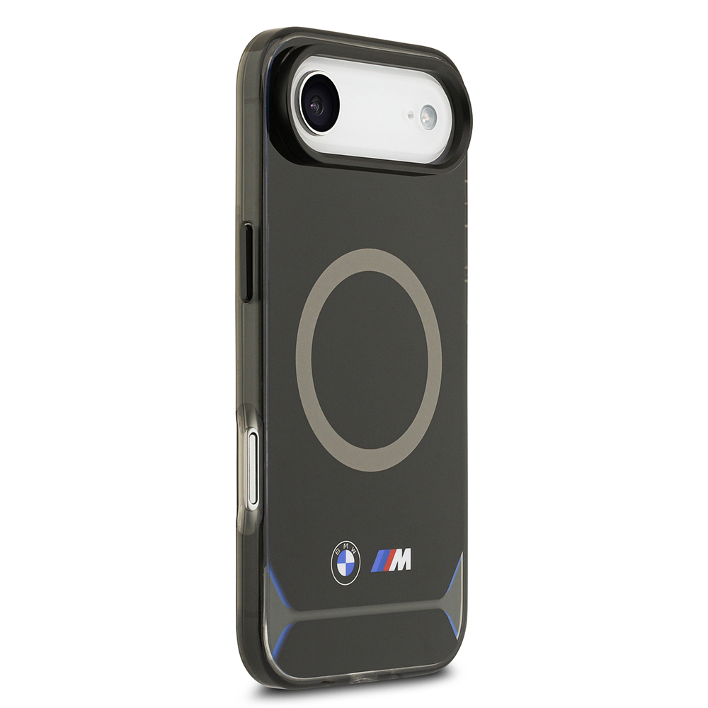 Apple iPhone 17 Air Uyumlu Kılıf BMW Orjinal Lisanslı M-safe Şarj Özellikli Metal Buton Tasarımlı IML Baskılı M Dizayn Kapak - 3