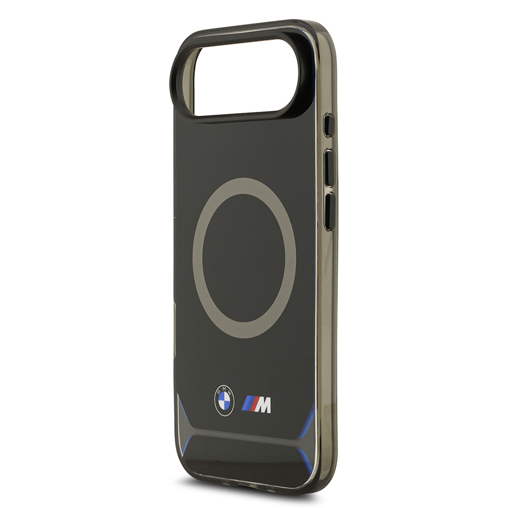 Apple iPhone 17 Air Uyumlu Kılıf BMW Orjinal Lisanslı M-safe Şarj Özellikli Metal Buton Tasarımlı IML Baskılı M Dizayn Kapak - 5