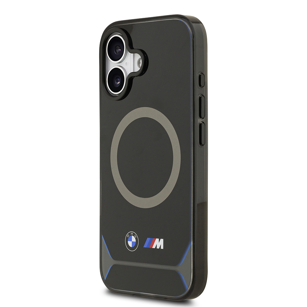 Apple iPhone 17 Uyumlu Kılıf BMW Orjinal Lisanslı M-safe Şarj Özellikli Metal Buton Tasarımlı IML Baskılı M Dizayn Kapak - 1