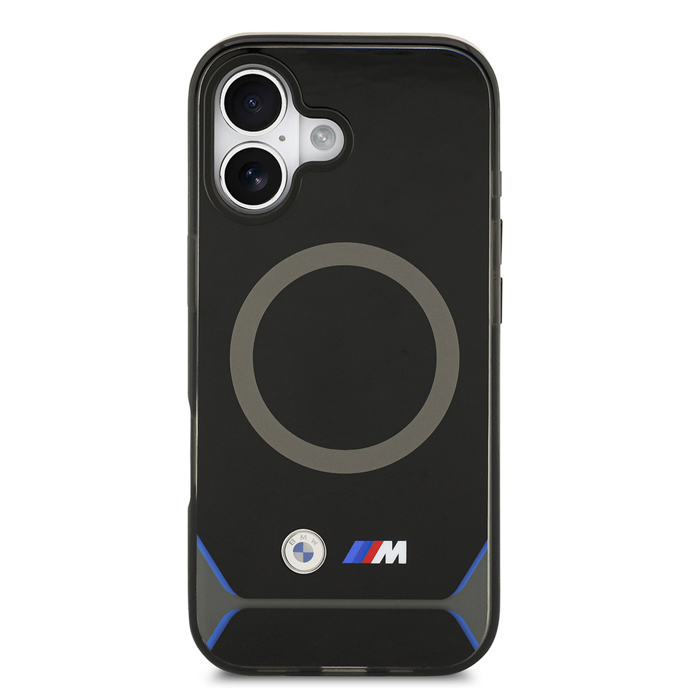 Apple iPhone 17 Uyumlu Kılıf BMW Orjinal Lisanslı M-safe Şarj Özellikli Metal Buton Tasarımlı IML Baskılı M Dizayn Kapak - 2