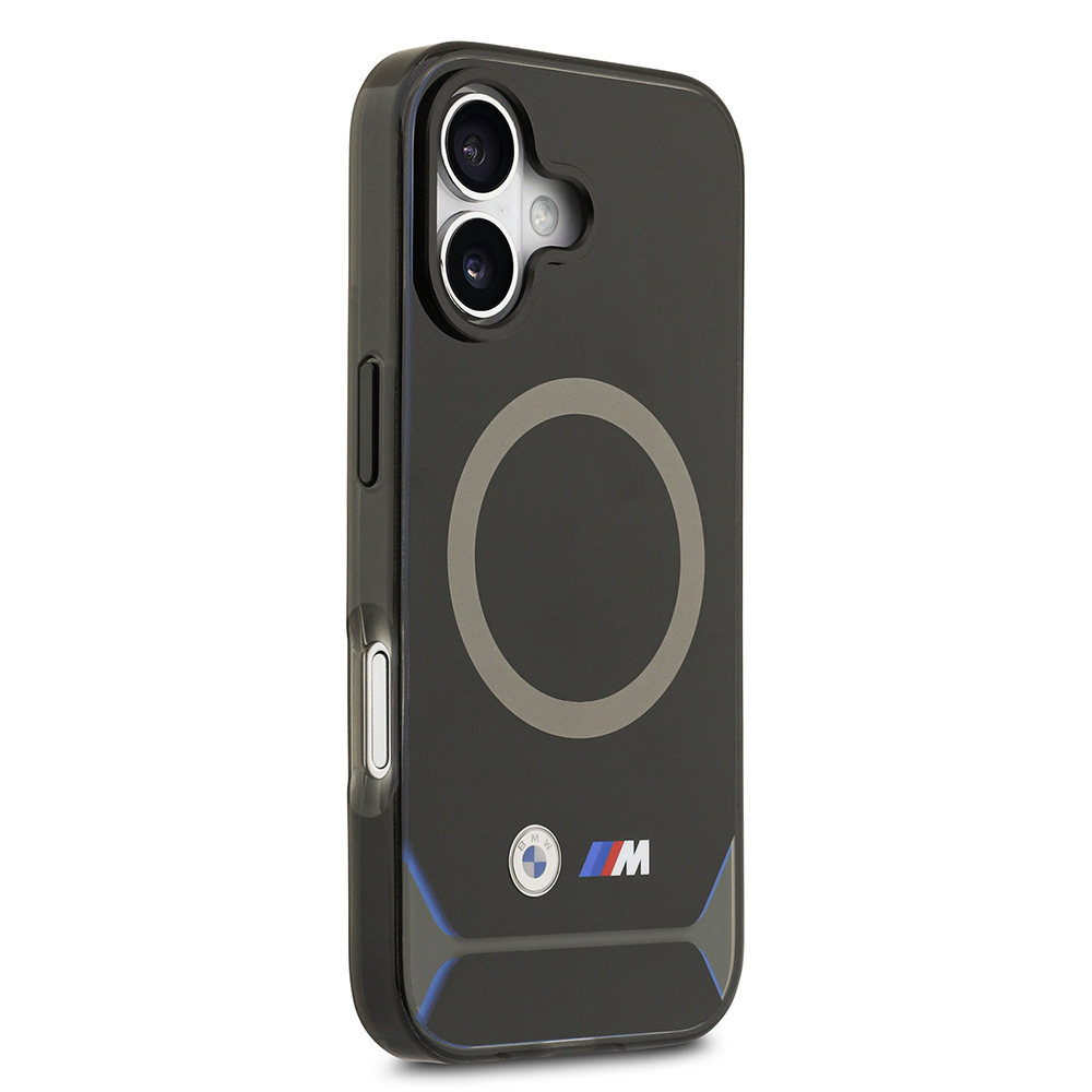 Apple iPhone 17 Uyumlu Kılıf BMW Orjinal Lisanslı M-safe Şarj Özellikli Metal Buton Tasarımlı IML Baskılı M Dizayn Kapak - 3