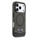 Apple iPhone 17 Pro Uyumlu Kılıf BMW Orjinal Lisanslı M-safe Şarj Özellikli Metal Buton Tasarımlı Tranparan M Dizayn Kapak - 3