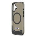 Apple iPhone 17 Uyumlu Kılıf BMW Orjinal Lisanslı M-safe Şarj Özellikli Metal Buton Tasarımlı Tranparan M Dizayn Kapak - 5