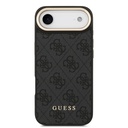 Apple iPhone 17 Air Uyumlu Kılıf Guess Orjinal Lisanslı M-safe Şarj Özellikli 4G Metal Büyük Logolu Kartlıklı Kapak - 11