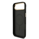 Apple iPhone 17 Air Uyumlu Kılıf Guess Orjinal Lisanslı M-safe Şarj Özellikli 4G Metal Büyük Logolu Kartlıklı Kapak - 15