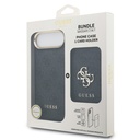 Apple iPhone 17 Air Uyumlu Kılıf Guess Orjinal Lisanslı M-safe Şarj Özellikli 4G Metal Büyük Logolu Kartlıklı Kapak - 20
