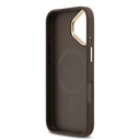 Apple iPhone 17 Uyumlu Kılıf Guess Orjinal Lisanslı M-safe Şarj Özellikli Grained Yazı ve Taşlı 4G Logolu Kapak - 6
