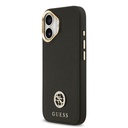 Apple iPhone 17 Uyumlu Kılıf Guess Orjinal Lisanslı M-safe Şarj Özellikli Grained Yazı ve Taşlı 4G Logolu Kapak - 8