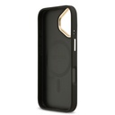 Apple iPhone 17 Uyumlu Kılıf Guess Orjinal Lisanslı M-safe Şarj Özellikli Grained Yazı ve Taşlı 4G Logolu Kapak - 13