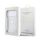 Apple iPhone 17 Pro Max Uyumlu Kılıf Guess Orjinal Lisanslı M-safe Şarj Özellikli IML Baskılı Üçgen Logolu Metal Kamera Çerçeveli Kapak - 13