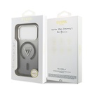 Apple iPhone 17 Pro Max Uyumlu Kılıf Guess Orjinal Lisanslı M-safe Şarj Özellikli IML Baskılı Üçgen Logolu Metal Kamera Çerçeveli Kapak - 14