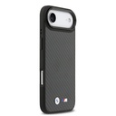 Apple iPhone 17 Air Uyumlu Kılıf BMW Orjinal Lisanslı M-safe Şarj Özellikli Karbon Fiber Metal Logolu Kevlar Kapak - 3