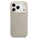 Apple iPhone 17 Pro Uyumlu Kılıf Lacoste Orjinal Lisanslı M-safe Şarj Özellikli Champs Elysees PU Deri Tasarımlı Kapak - 2