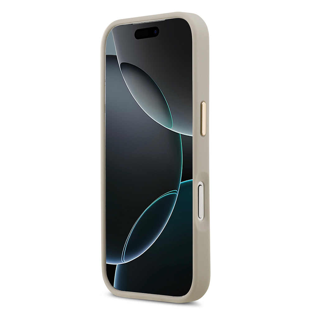 Apple iPhone 17 Pro Uyumlu Kılıf Lacoste Orjinal Lisanslı M-safe Şarj Özellikli Champs Elysees PU Deri Tasarımlı Kapak - 4