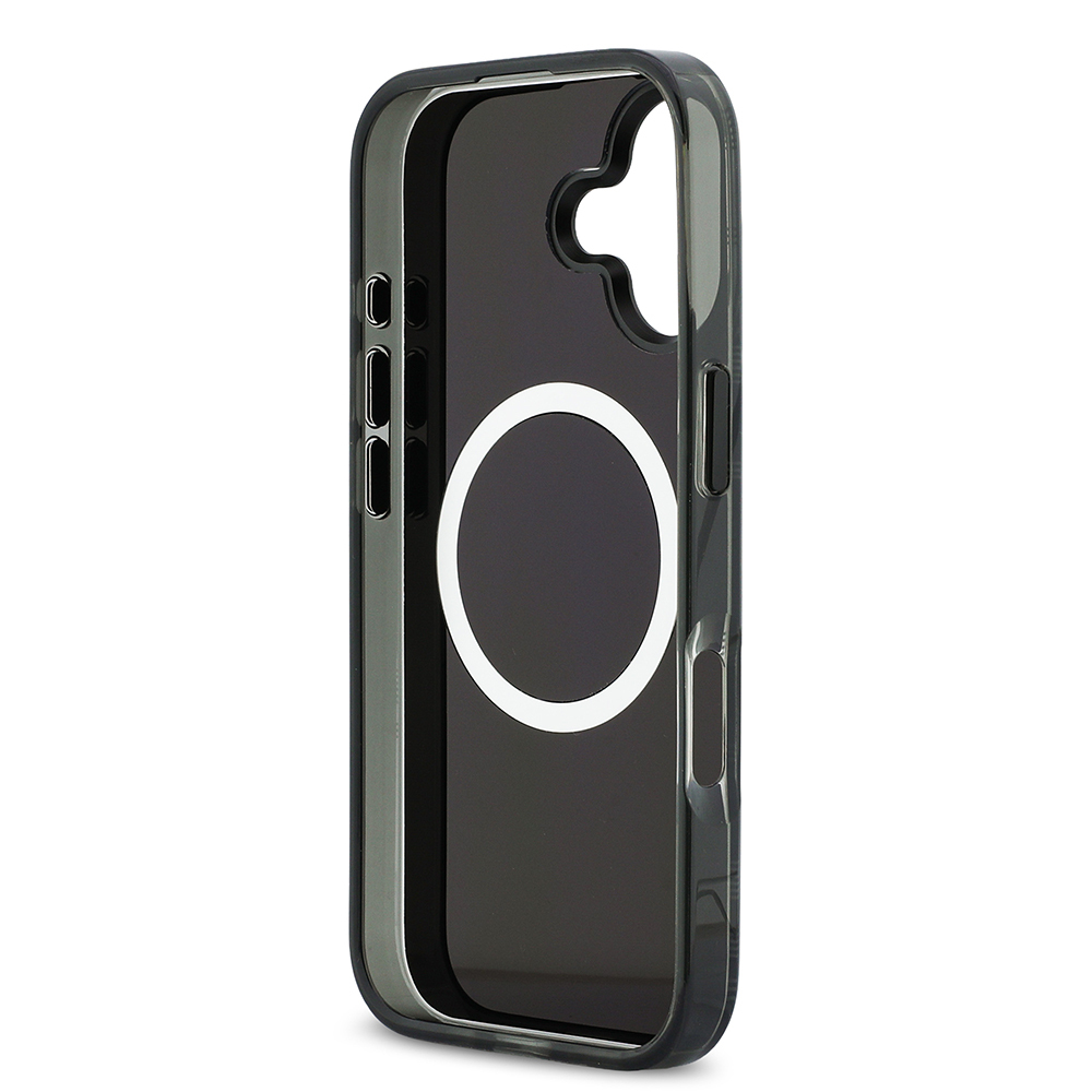 Apple iPhone 17 Uyumlu Kılıf BMW Orjinal Lisanslı M-safe Şarj Özellikli Metal Kamera Butonlu Yatay Şeritli M Dizayn Kapak - 6