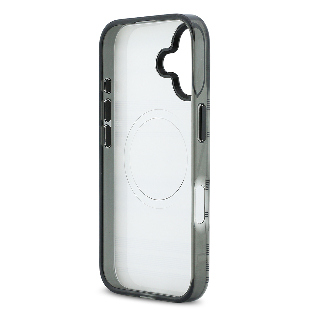 Apple iPhone 17 Uyumlu Kılıf BMW Orjinal Lisanslı M-safe Şarj Özellikli Metal Kamera Butonlu Yatay Şeritli M Dizayn Kapak - 13