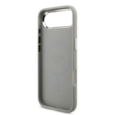 Apple iPhone 17 Air Uyumlu Kılıf Guess Orjinal Lisanslı M-safe Şarj Özellikli Metal Kamera Çerçeveli Üçgen Logolu Glitter Kapak - 6