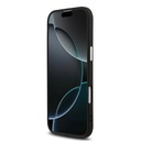 Apple iPhone 17 Air Uyumlu Kılıf Guess Orjinal Lisanslı M-safe Şarj Özellikli Metal Kamera Çerçeveli Üçgen Logolu Glitter Kapak - 22
