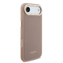 Apple iPhone 17 Air Uyumlu Kılıf Lacoste Orjinal Lisanslı M-safe Şarj Özellikli Champs Elysees PU Deri Tasarımlı Kapak - 17