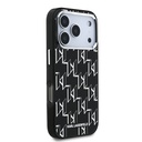 Apple iPhone 17 Pro Uyumlu Kılıf Orjinal Lisanslı M-safe Şarj Özellikli Karl Lagerfeld IML Baskılı Monogram Dizayn Kapak - 3