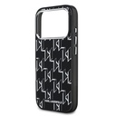 Apple iPhone 17 Pro Uyumlu Kılıf Orjinal Lisanslı M-safe Şarj Özellikli Karl Lagerfeld IML Baskılı Monogram Dizayn Kapak - 5