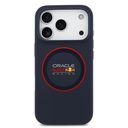 Apple iPhone 17 Pro Max Uyumlu Kılıf Redbull Orjinal Lisanslı M-safe Şarj Özellikli Kırmızı Halka ve Logo Silikon Kapak - 2